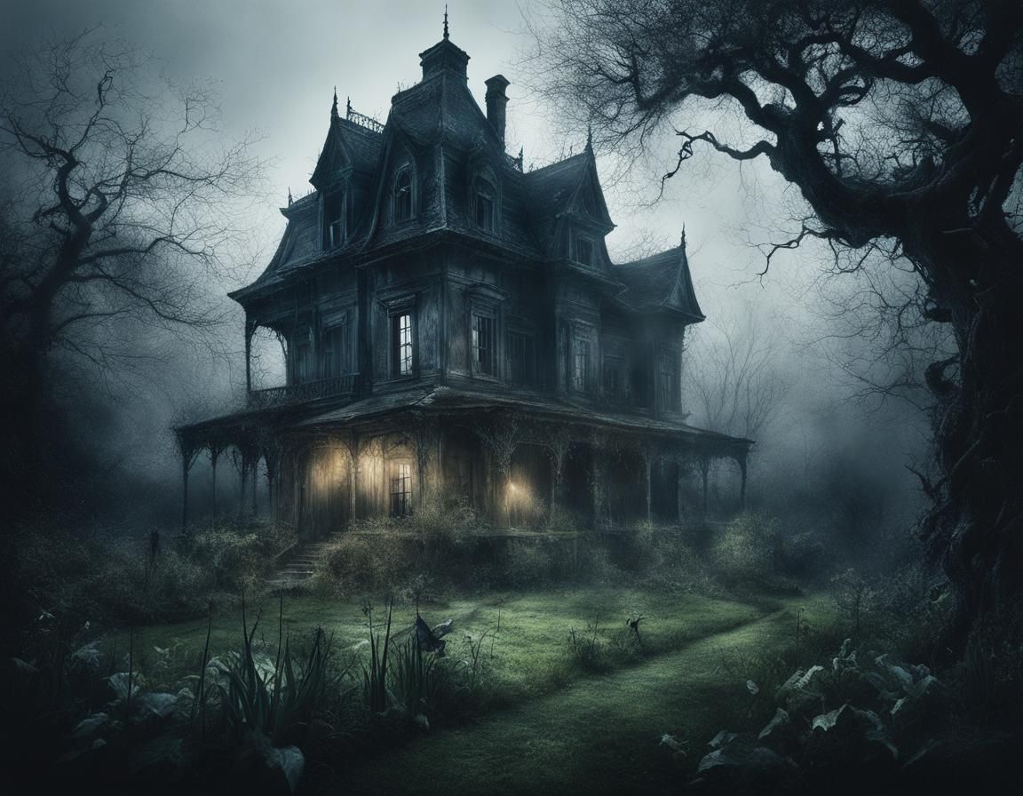 A Haunted House!  by @Xillarevv