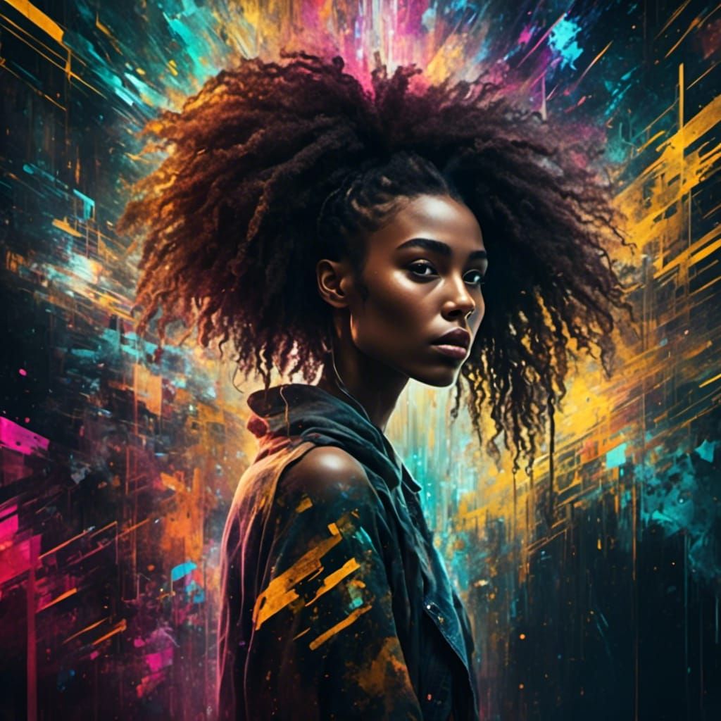  <lora:Glitchuss:1.0> She believes in me