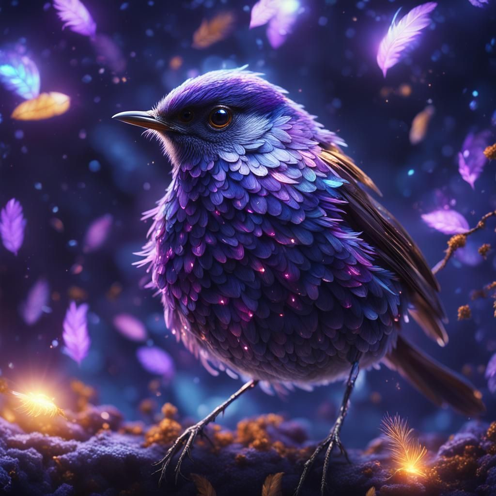 Purple robin