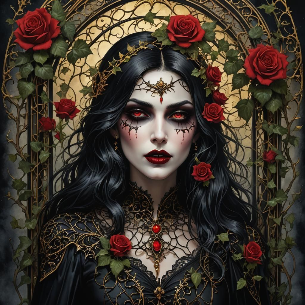 Vampiress - AI Generated Artwork - NightCafe Creator