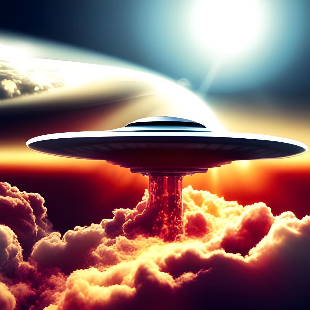 UFO - AI Generated Artwork - NightCafe Creator