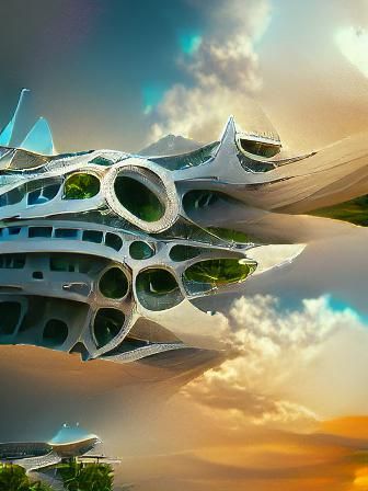Organic Sci-Fi Architecture