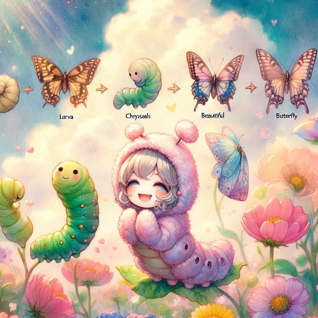 Excited Caterpillar🐛