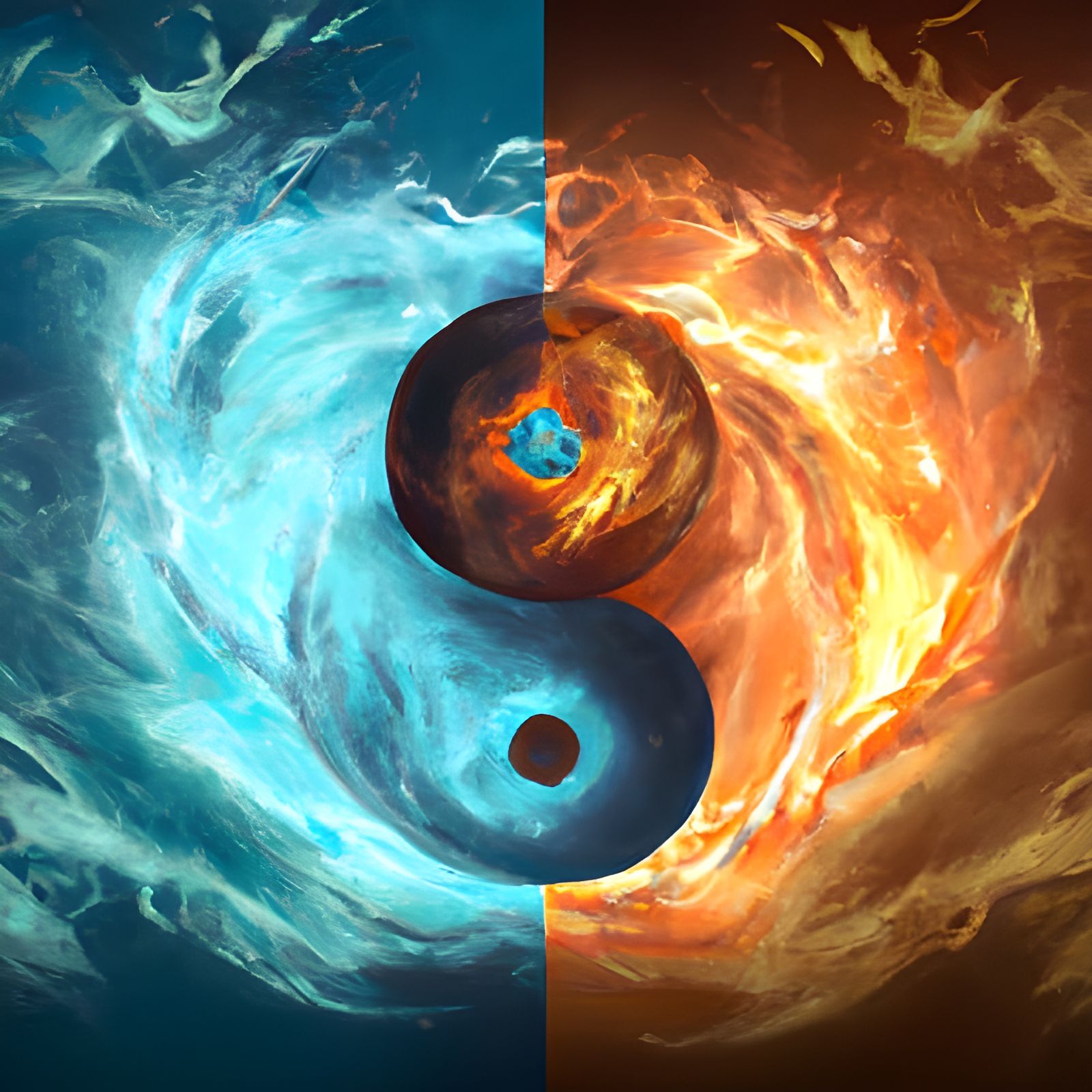 Fire and Water  by @Caleb