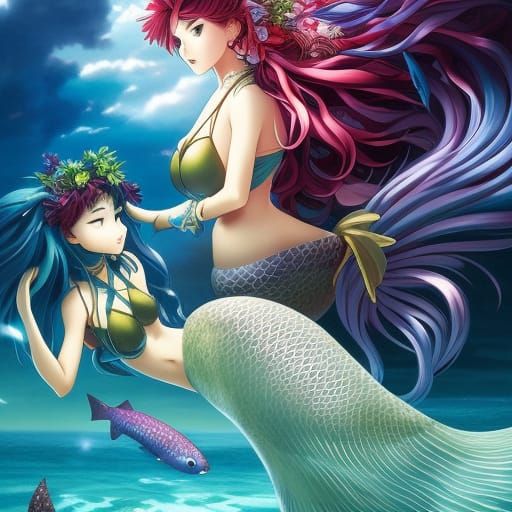 Mermaids Ai Generated Artwork Nightcafe Creator