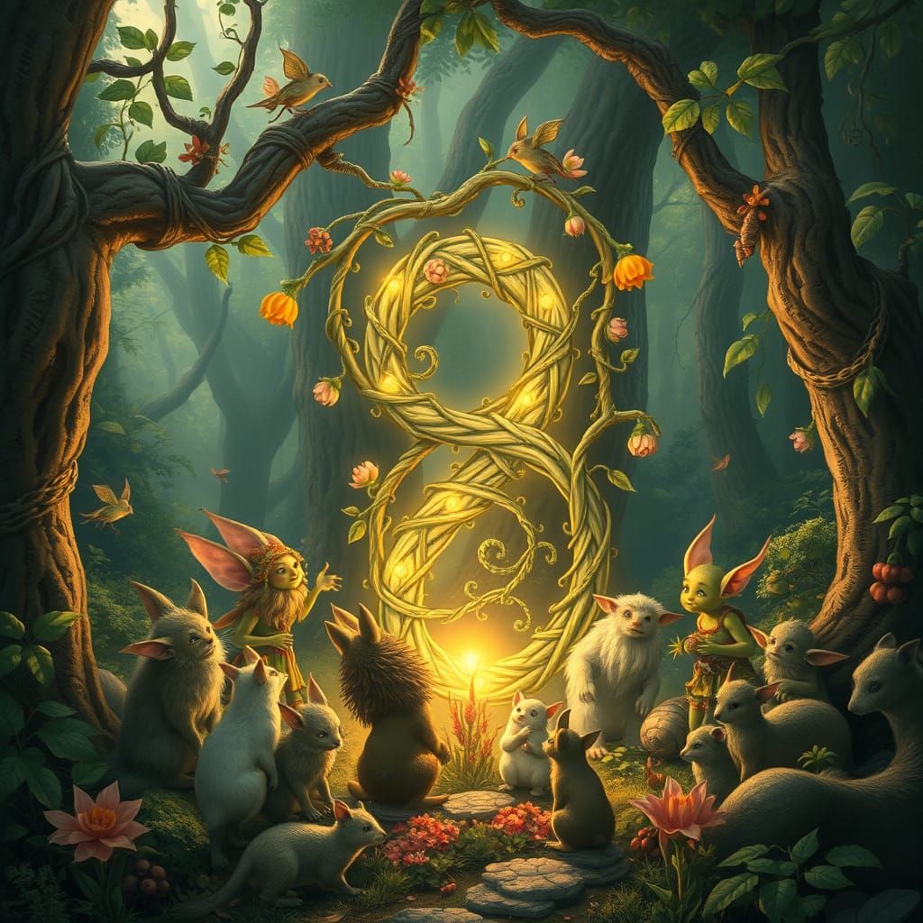 The number 8
Synonymous to bonds between the animals kingdom and the goblins. . 8 is how they communicate ...  by @Ambassador of Light