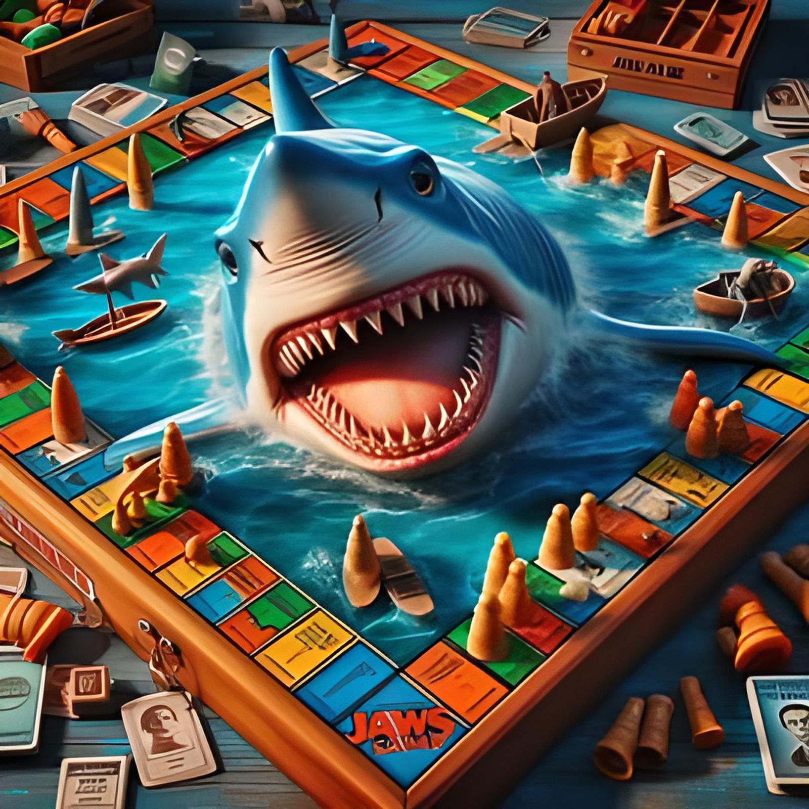 Jaws Board Game