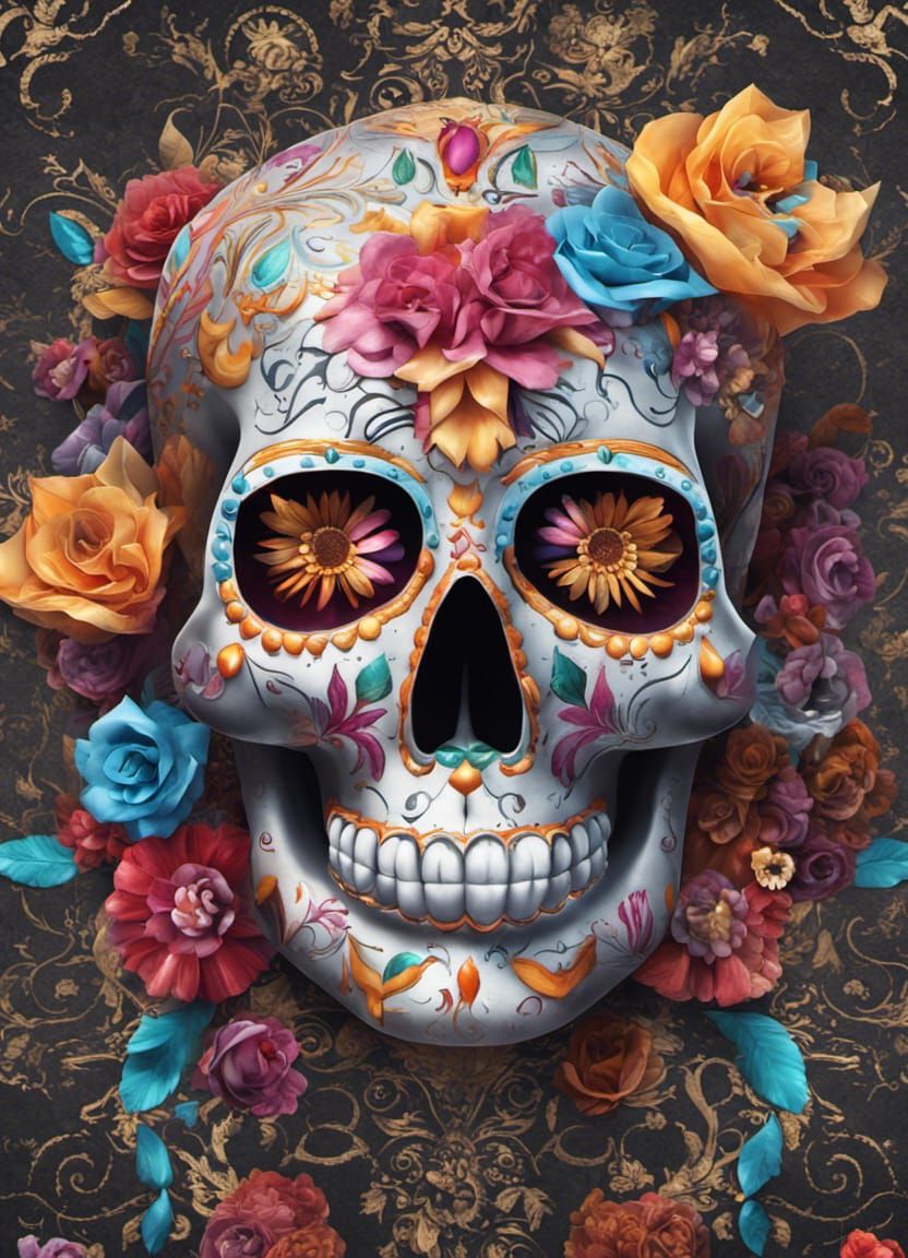 Day of the Dead Sugar Skull