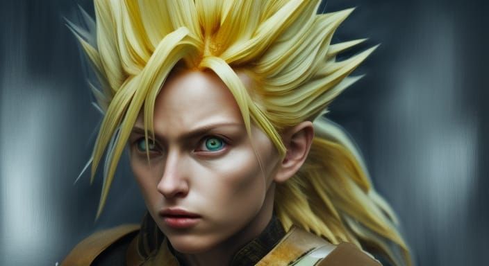 Live action film, Realistic and Beautiful Super Sayayin fema...