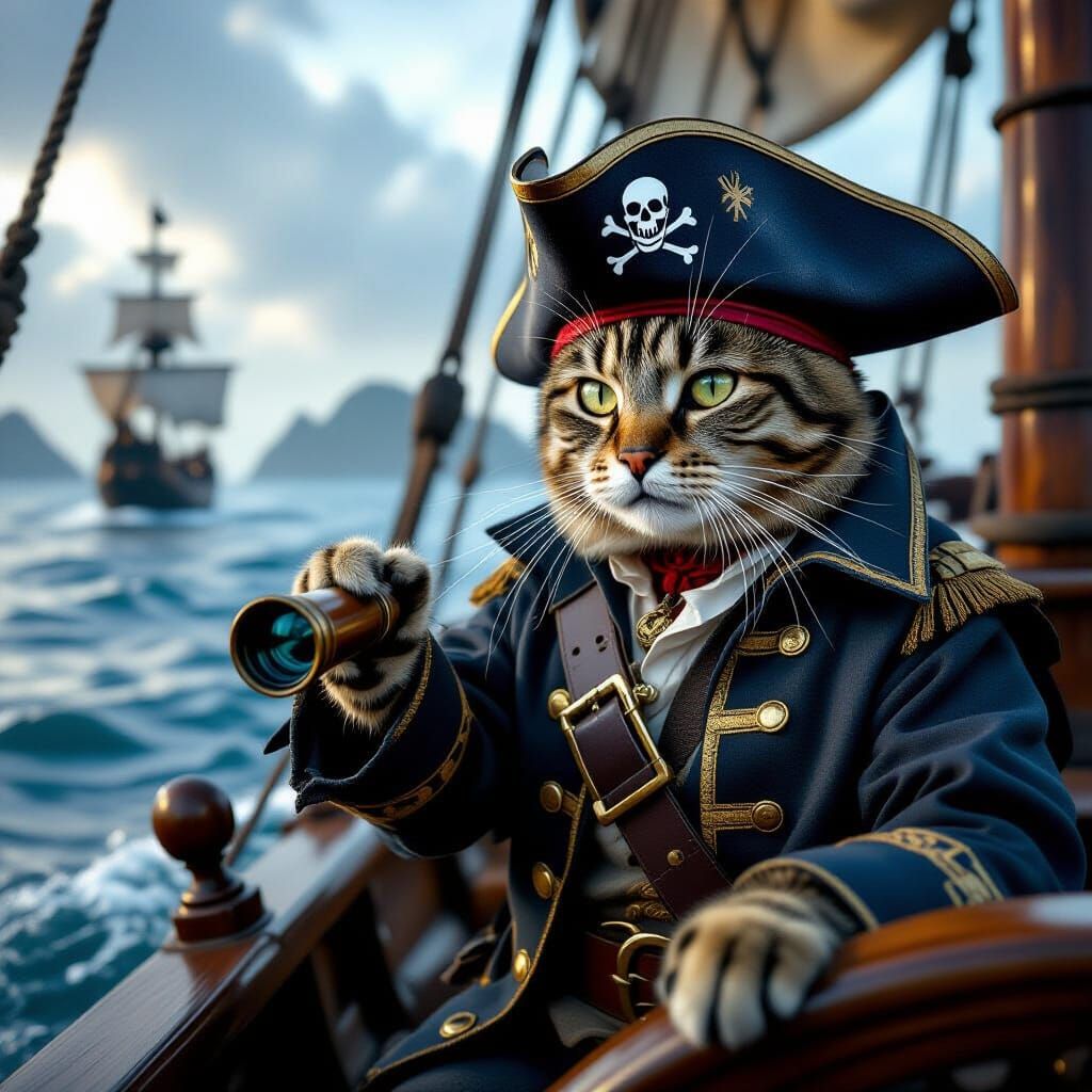 Captain Purralot  by @Stutzy