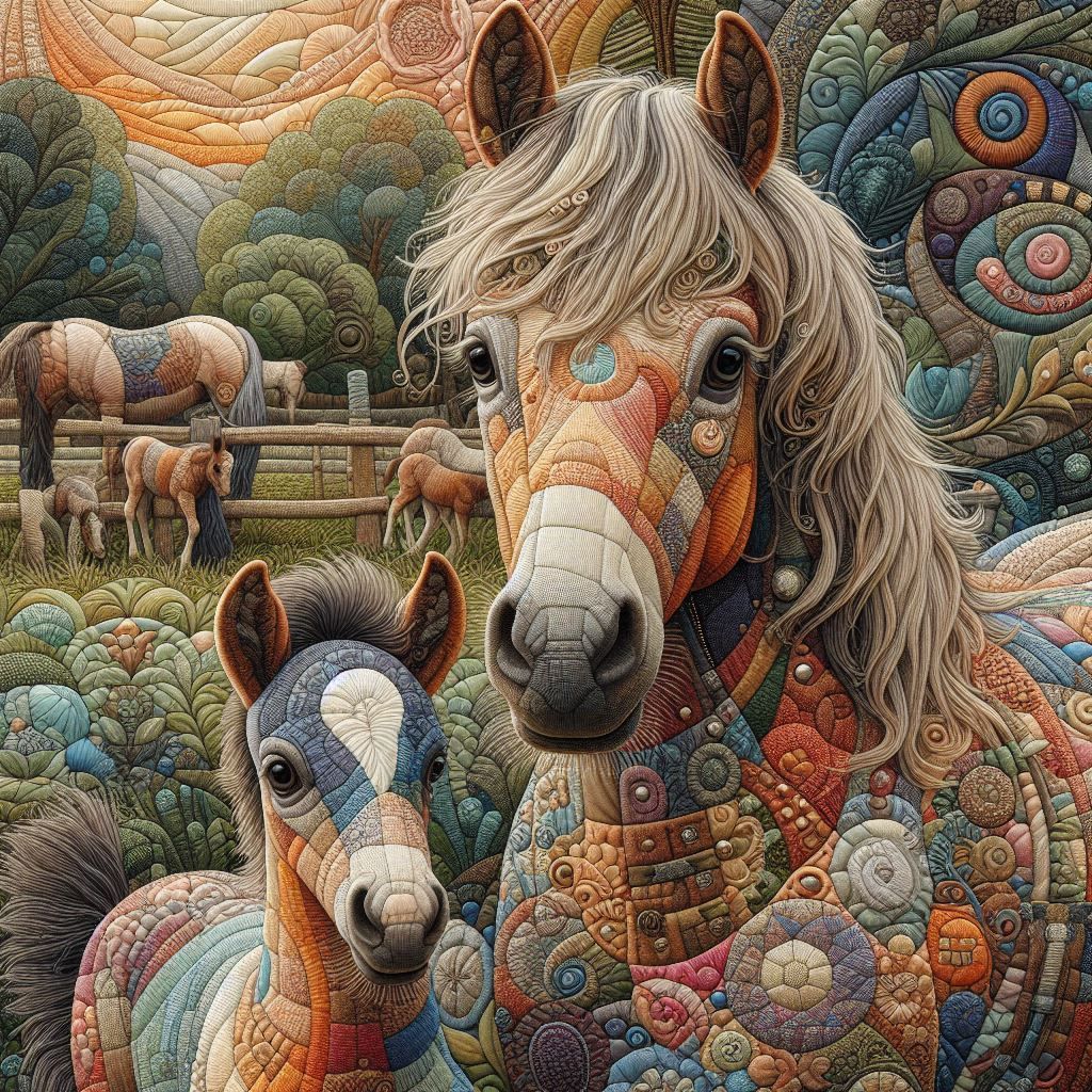 In the pasture