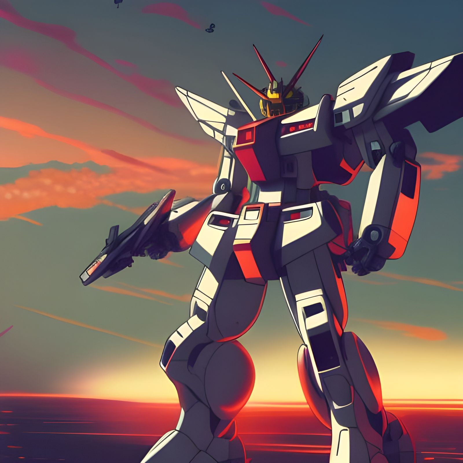 Gundam Ai Generated Artwork Nightcafe Creator