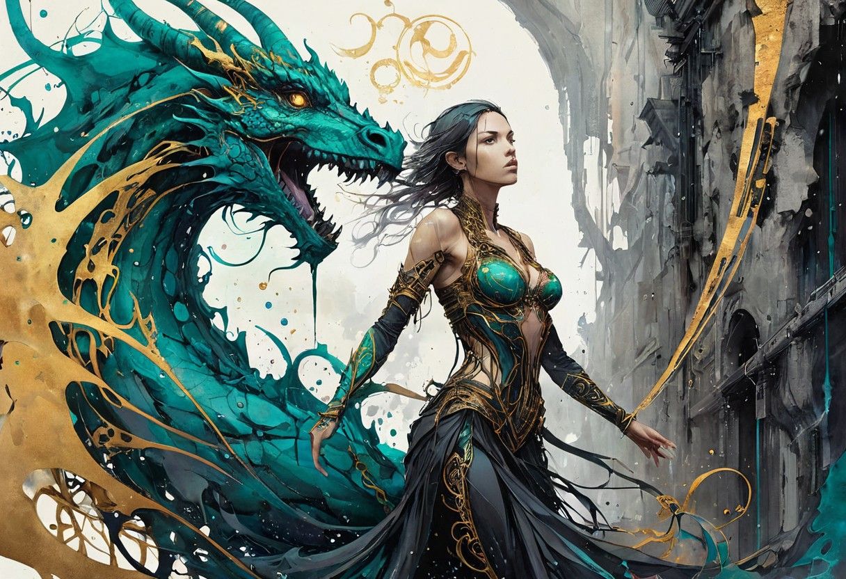 girl with dragon 2
