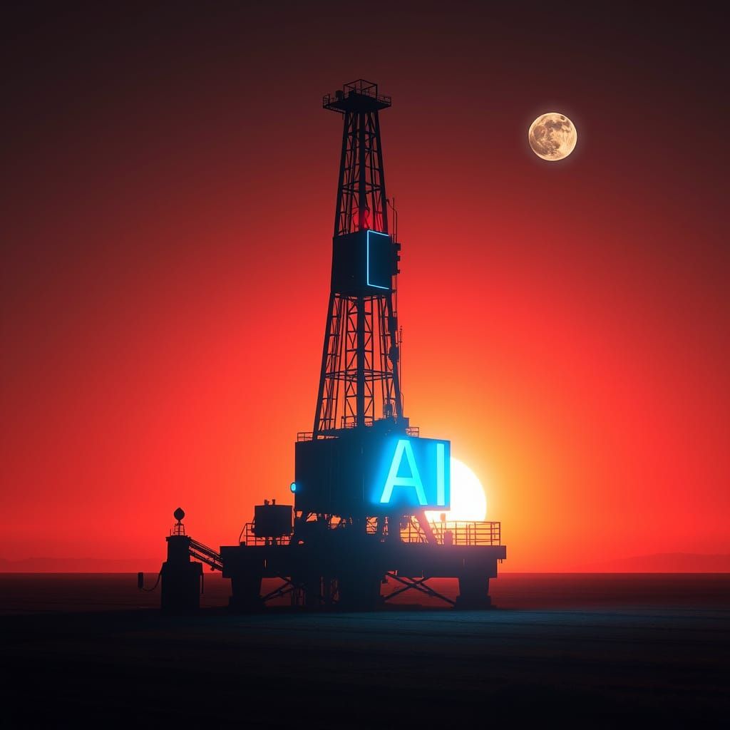 AI-powered oil rig