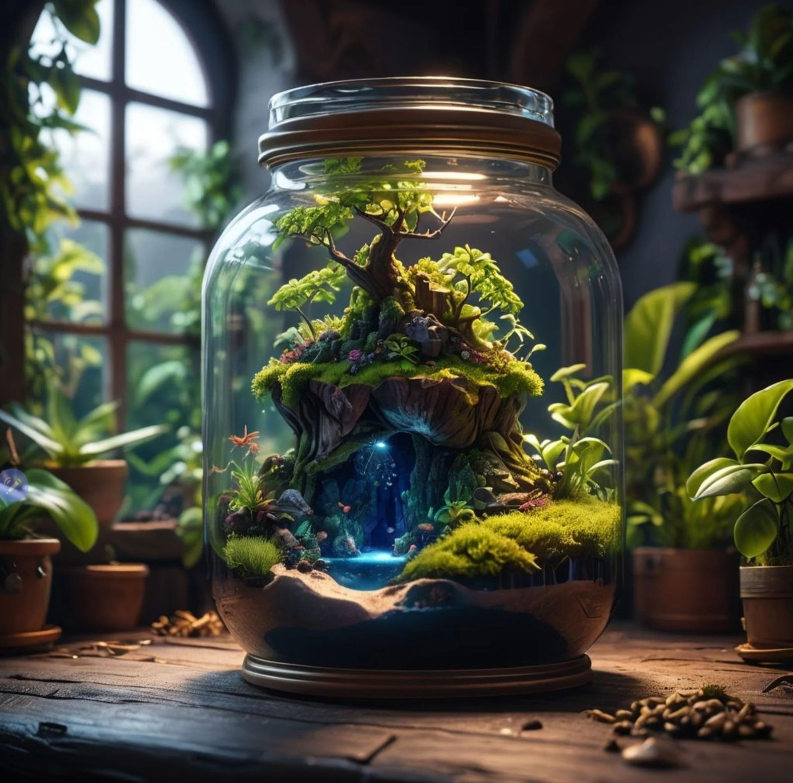 Ecosystem in a Jar