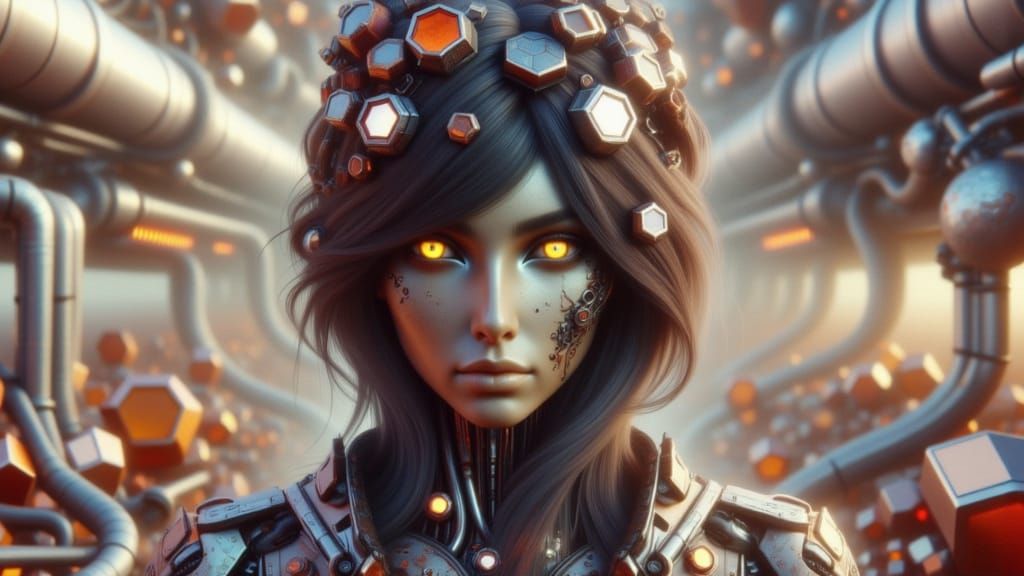 a cute female officer <lora:Crystal Rust V1:1.3>