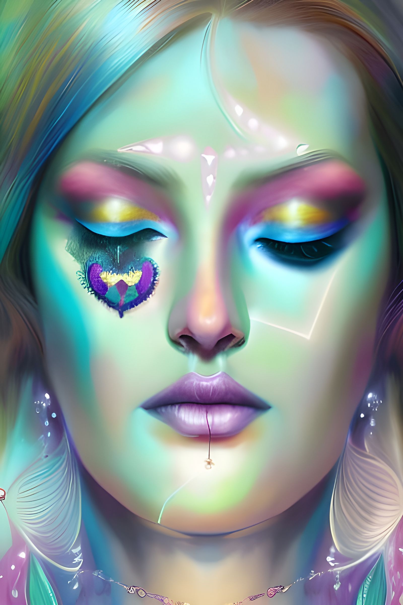 👠The Crystal Lady👠 - AI Generated Artwork - NightCafe Creator