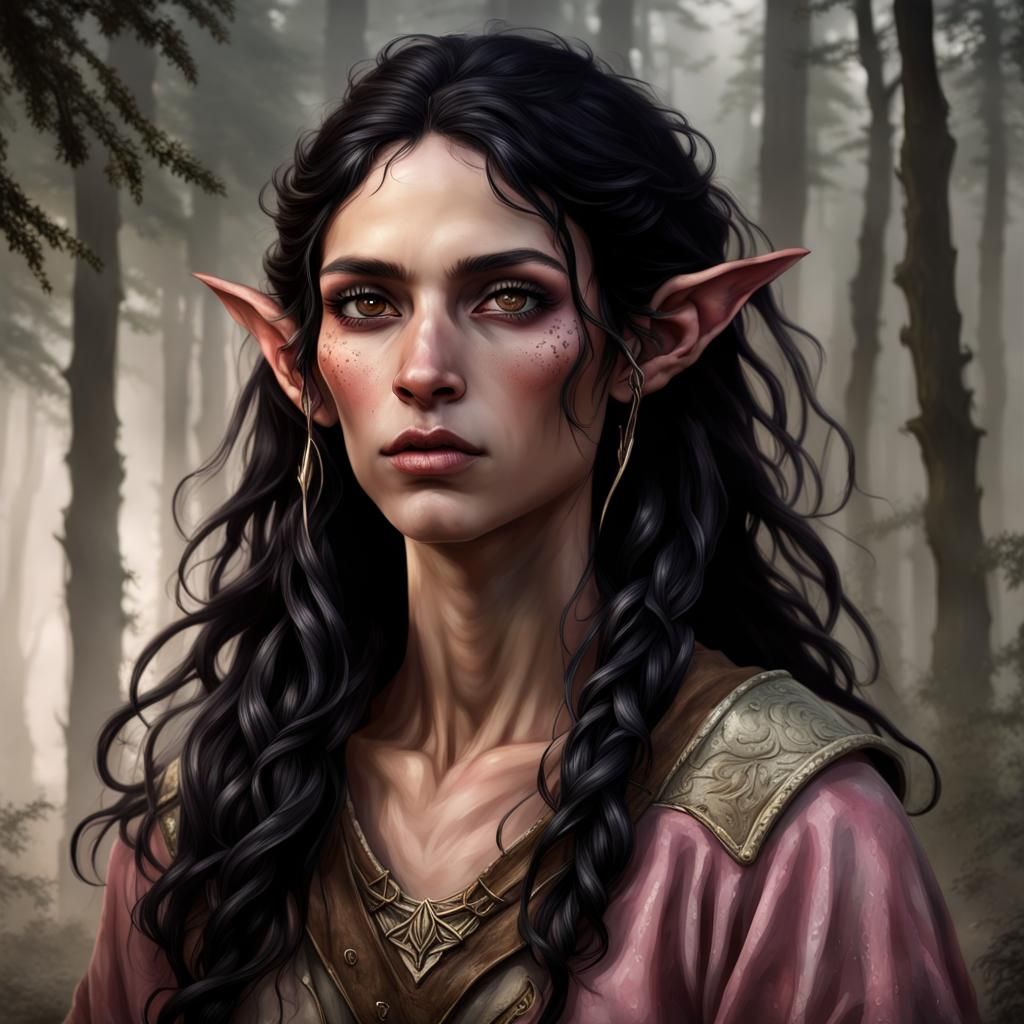 Aninyel Galamin is a 304 year old female wood elf trapper. She has ...