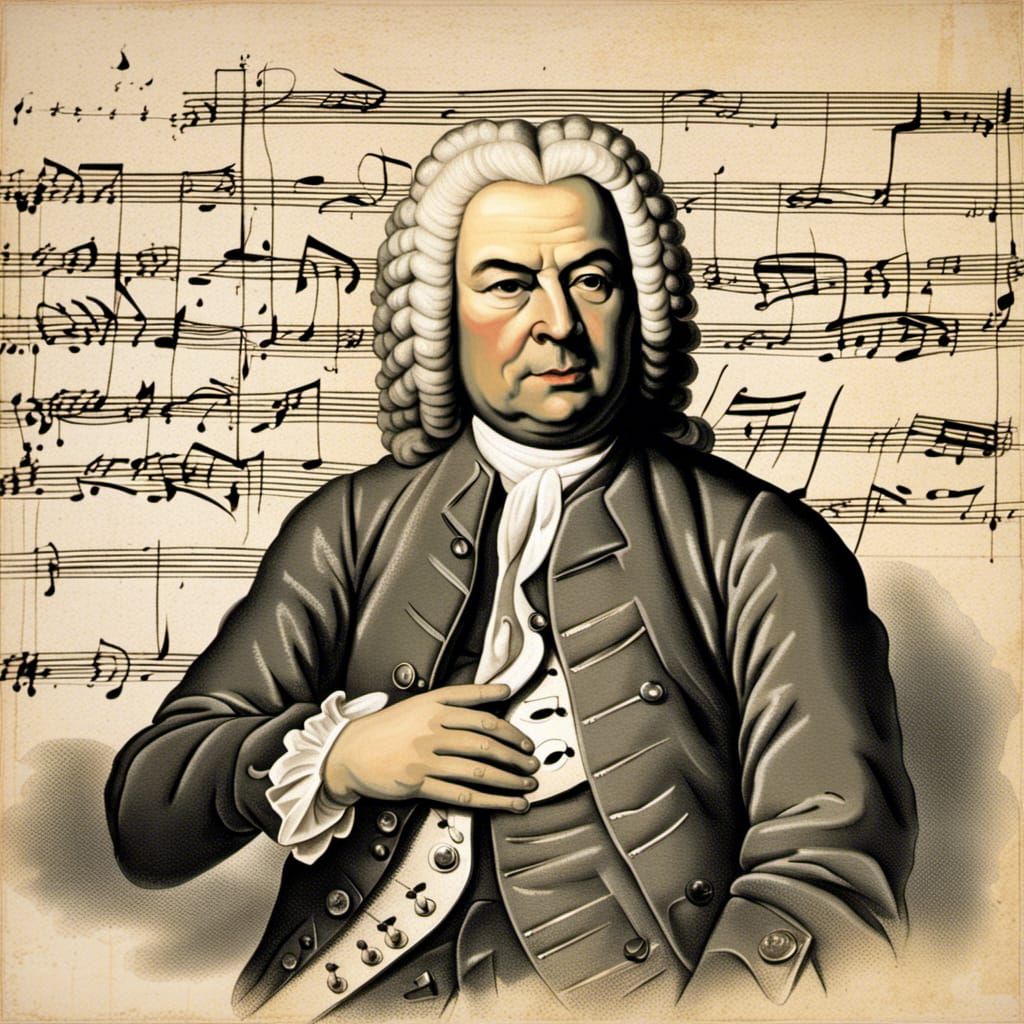 a johann sebastian bach three part invention in the abstract as ...