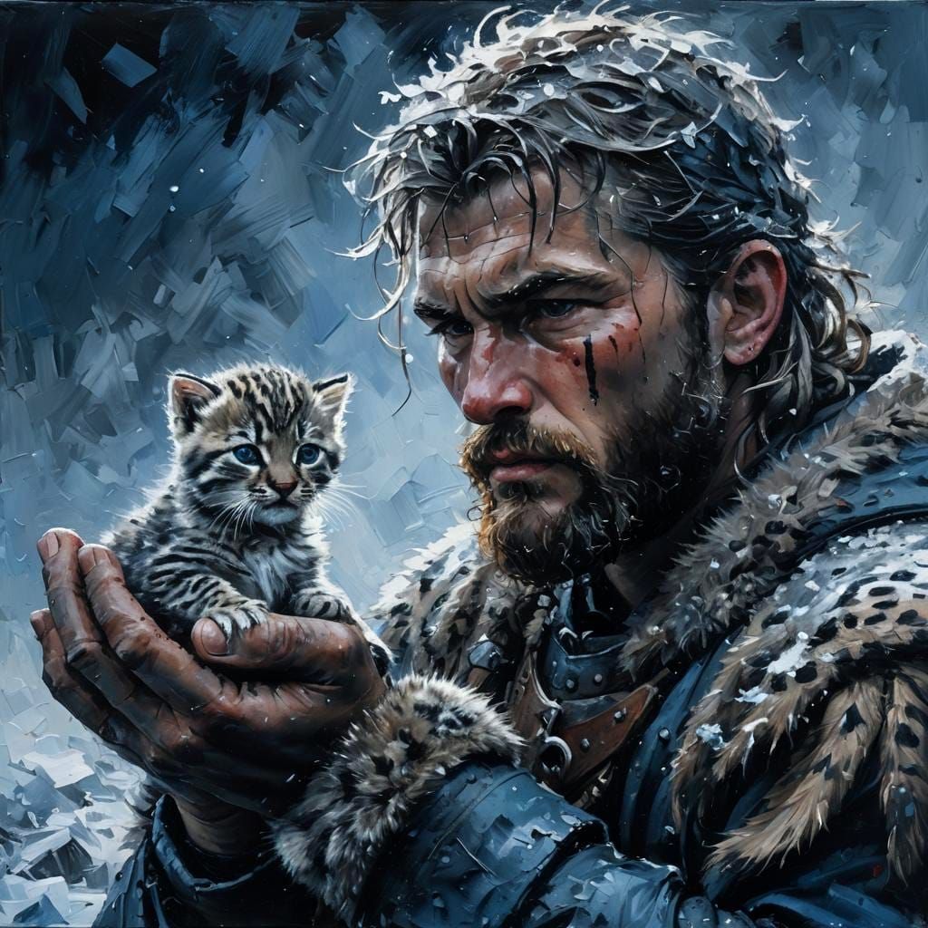 Portrait of a Warrior with a Soft Heart