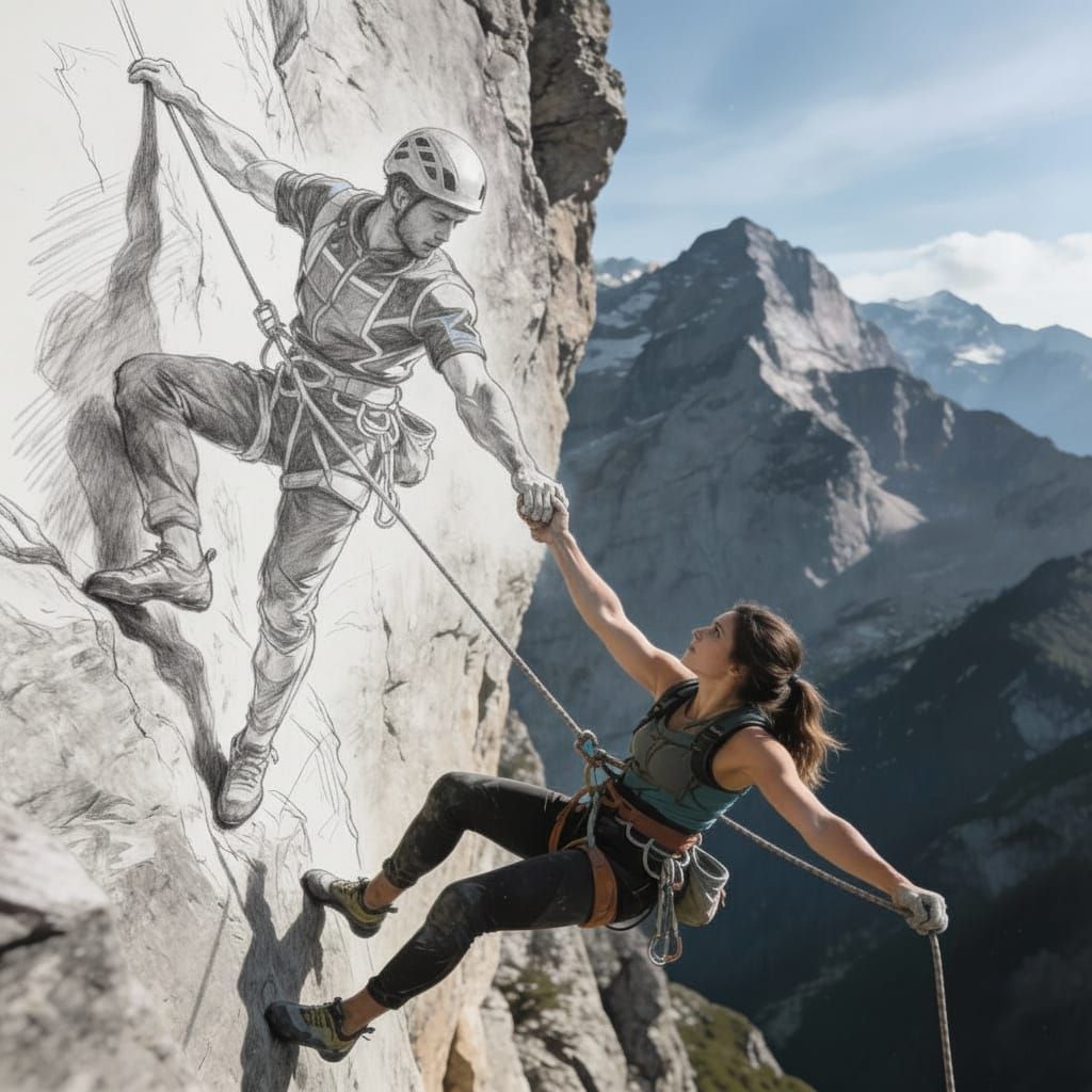 Mountain Climbing  by @WarrioroftheAges