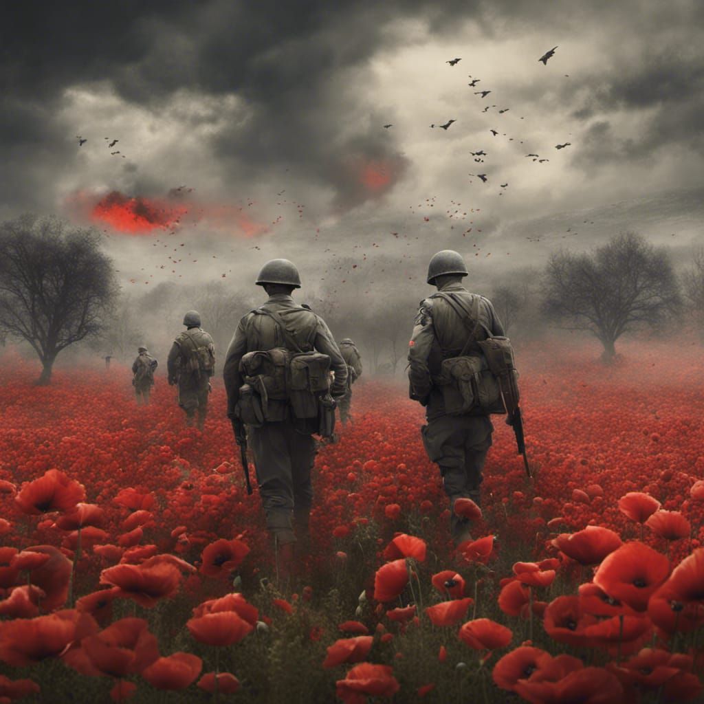 Least we forget. - AI Generated Artwork - NightCafe Creator