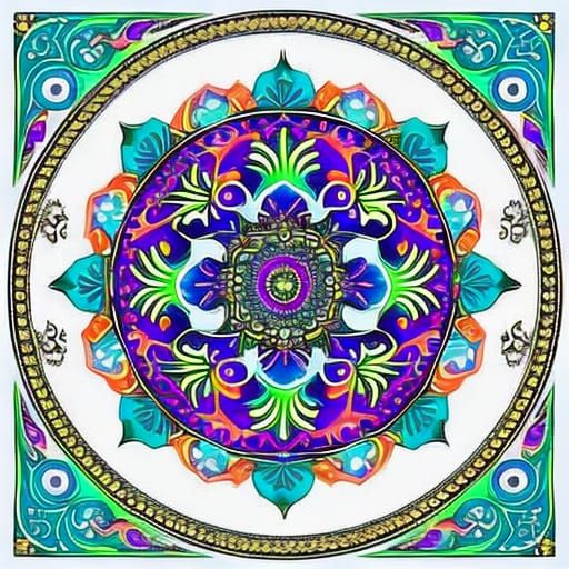 Fancy Mandala Face