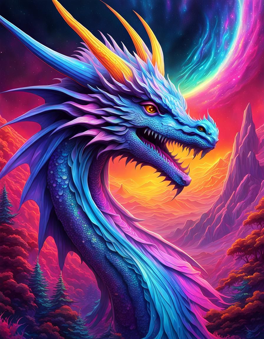 Valentine 💝 Dragon - AI Generated Artwork - NightCafe Creator