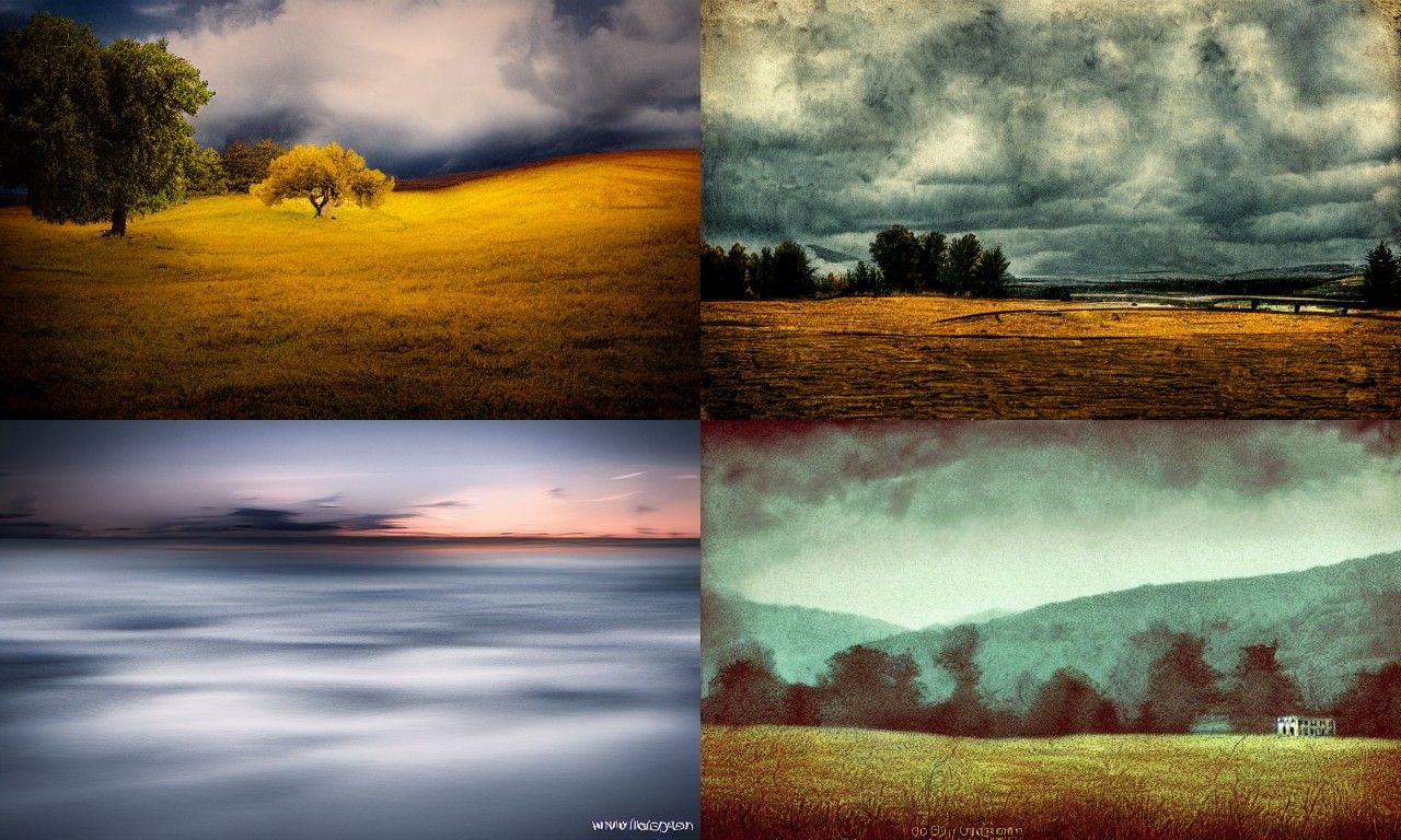 Landscape in the style of Art photography
