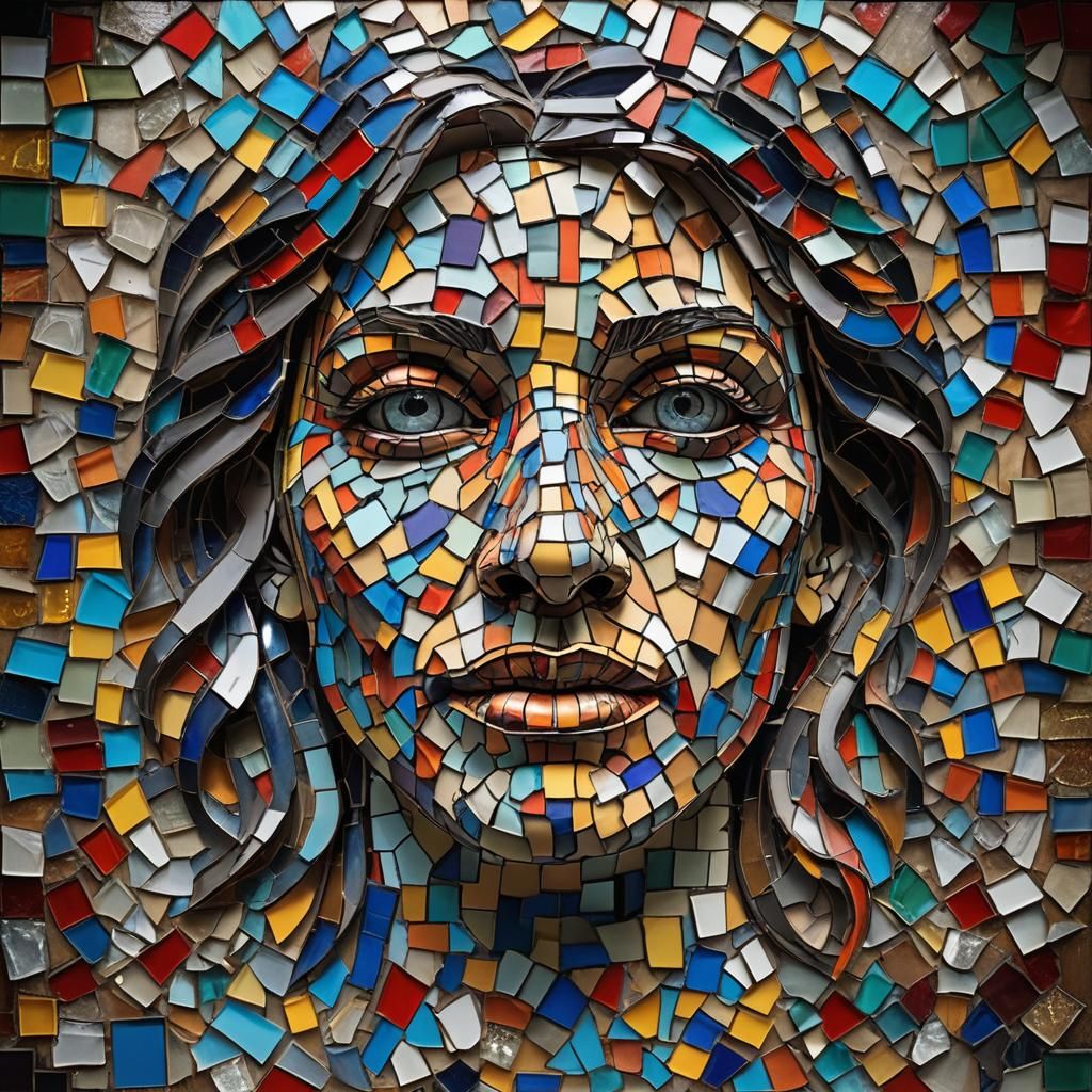 Mosaic sculpture