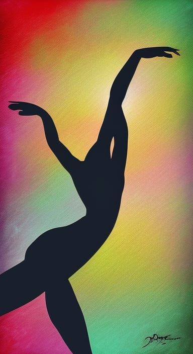 Geometric Ballet - AI Generated Artwork - NightCafe Creator