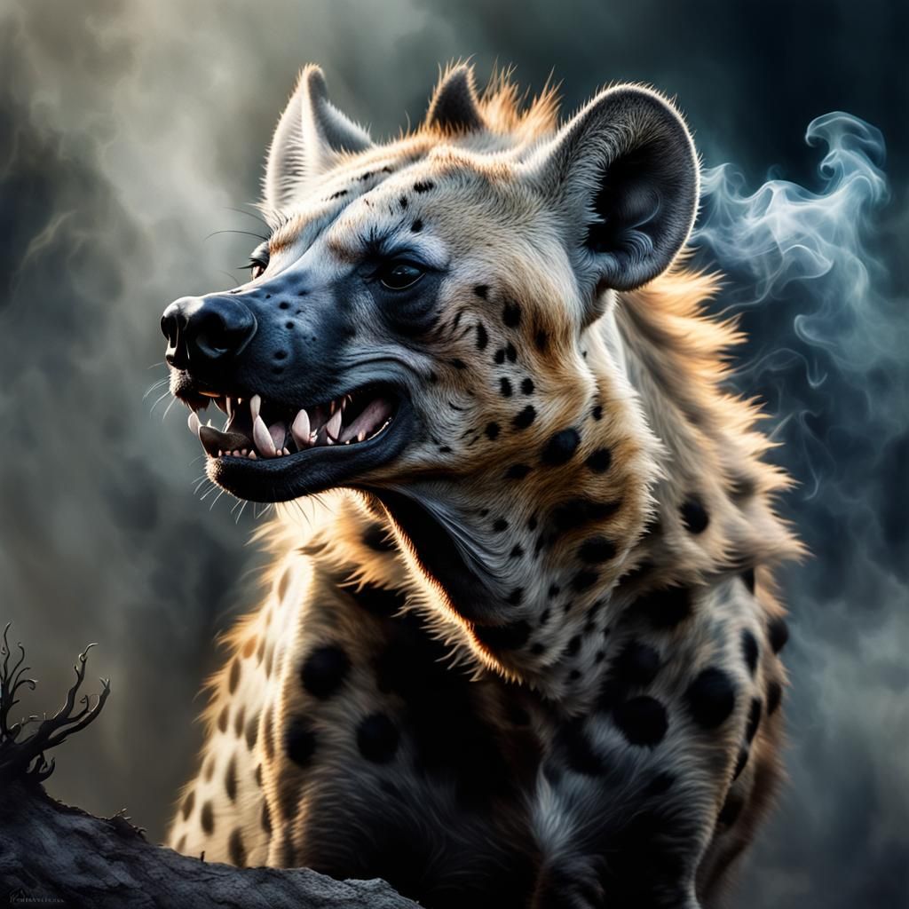 Laughing hyenas in its nature habitat ...  by @Gettafix