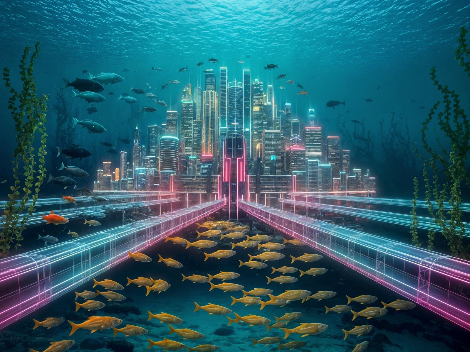 Underwater Megapolis City  by @MKF Design MY