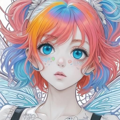 (Lora : Beautiful Manga ) Gel acid markers, Italian house fa...