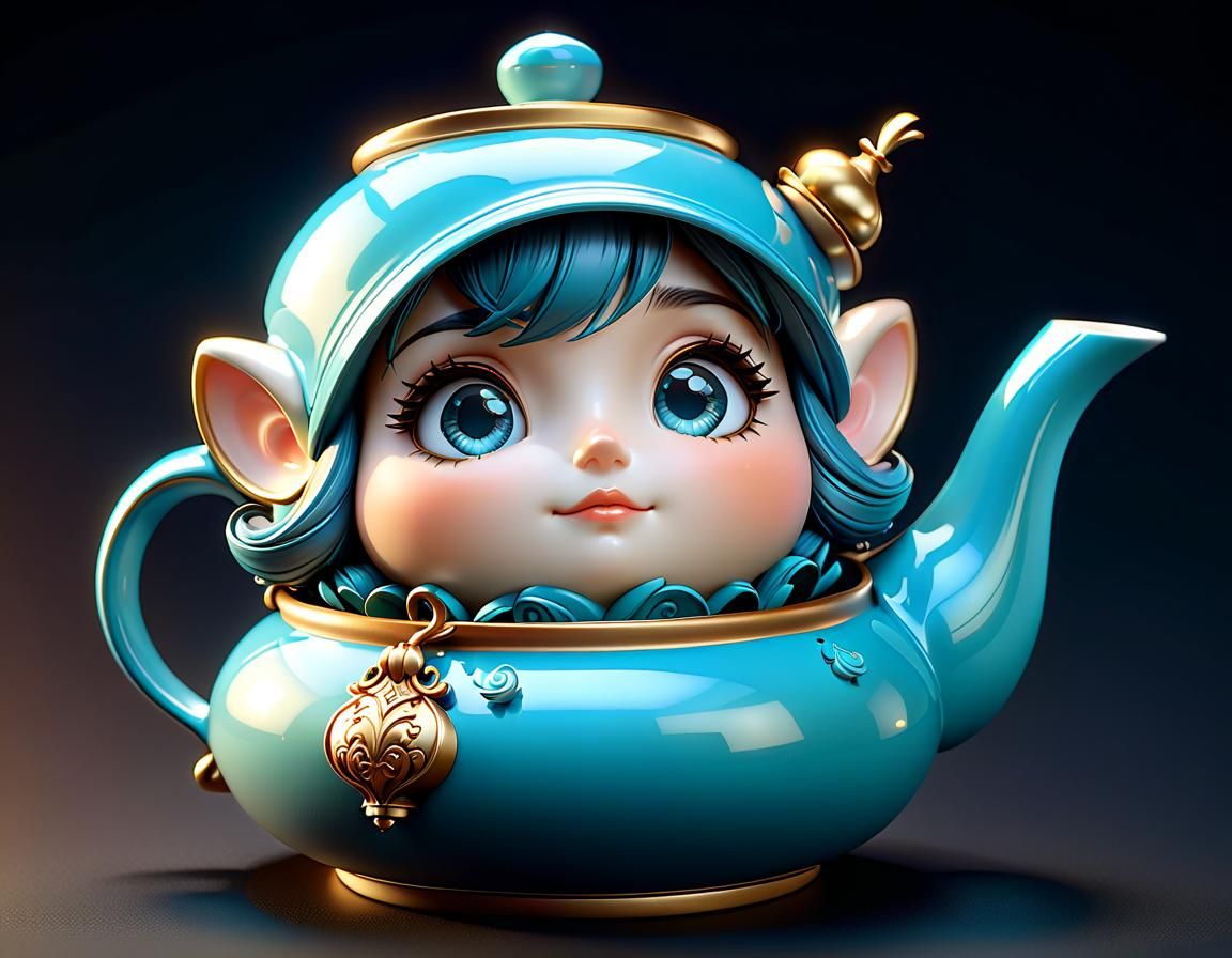 I'm a little teapot, short and stout ♪ ♫ ♬  by @KBunny001