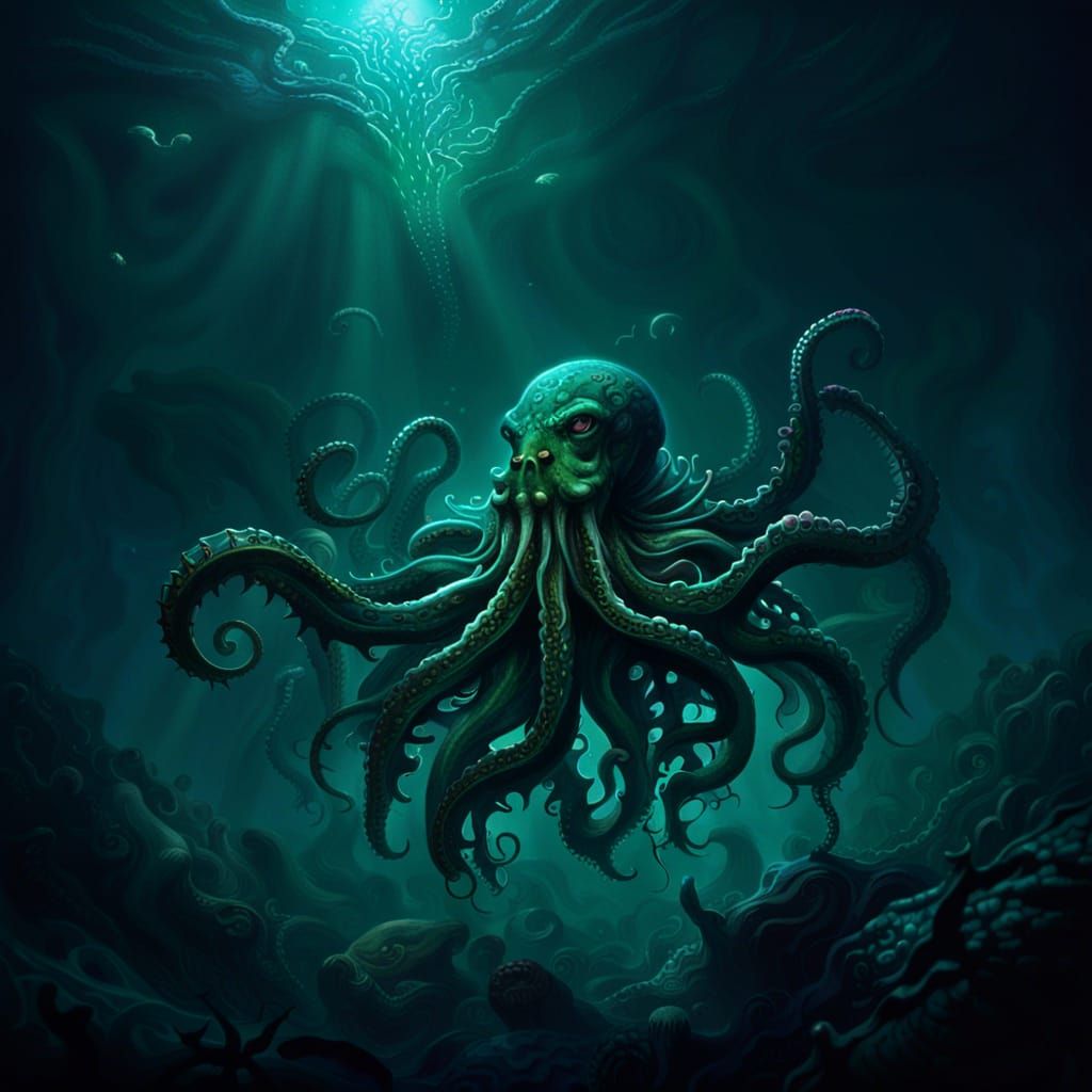 Kraken - AI Generated Artwork - NightCafe Creator