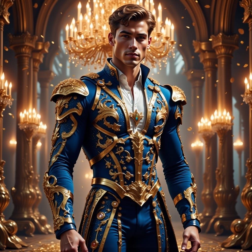 Prince charming <lora:Valiant:1.0> 