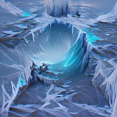 Icy rift