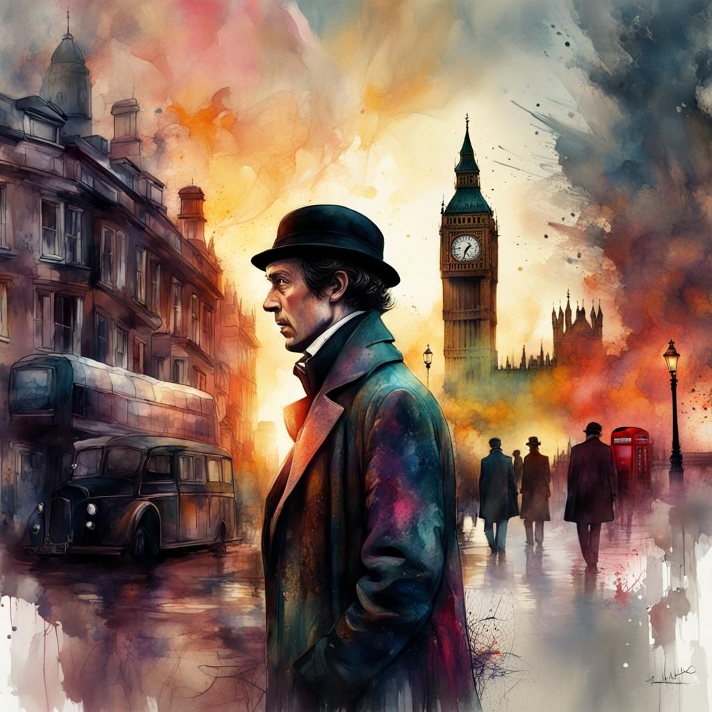 Sherlock Holmes   by @Raven Woods