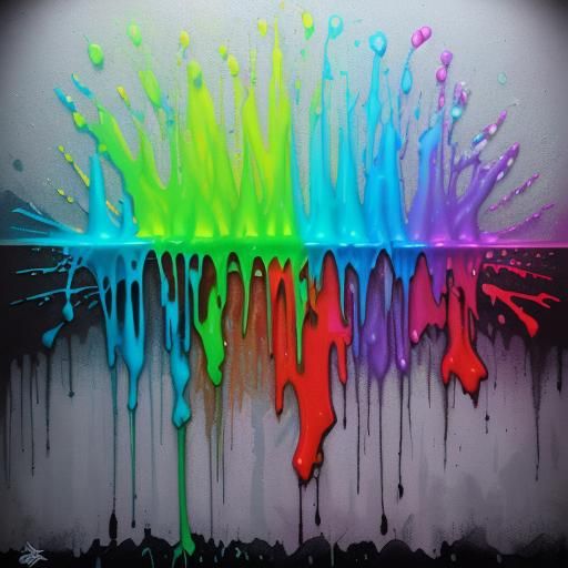 melting rainbow