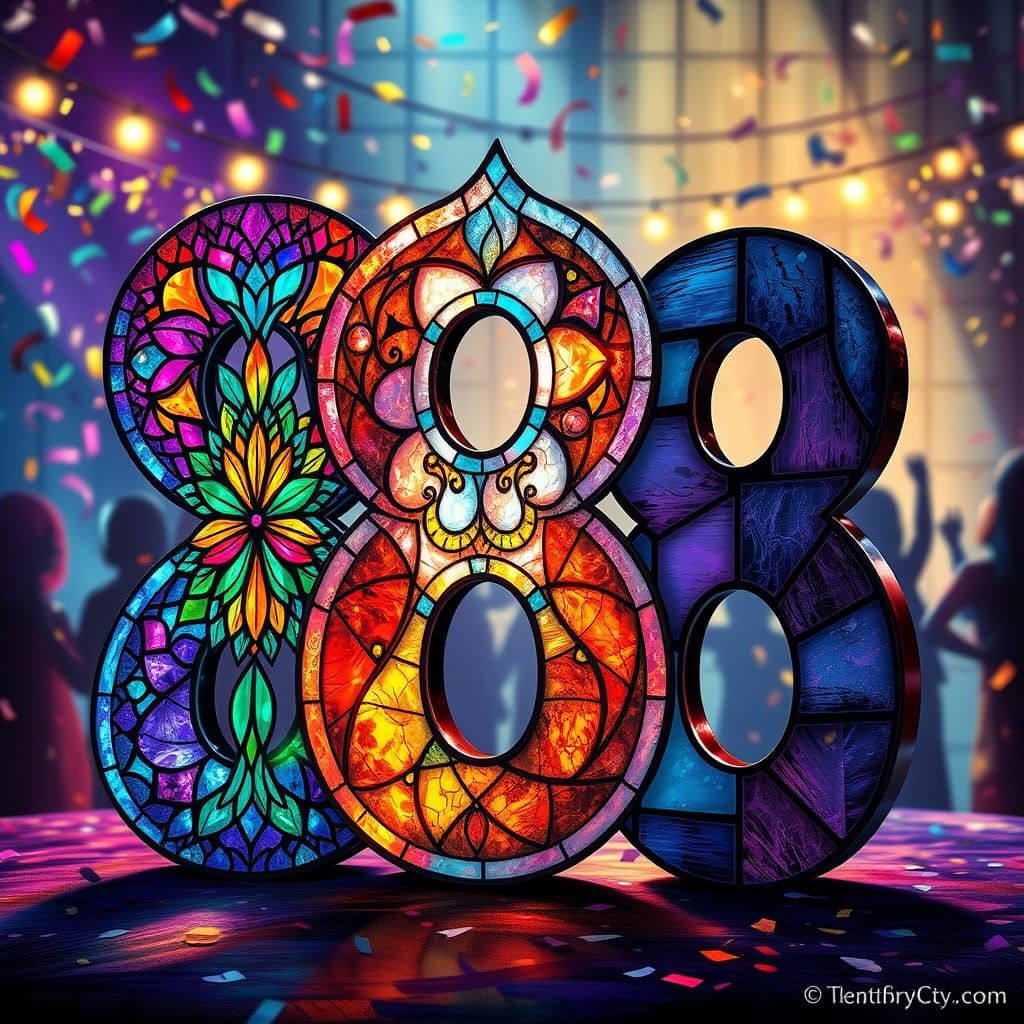 Congratulate 888!  by @Hiro