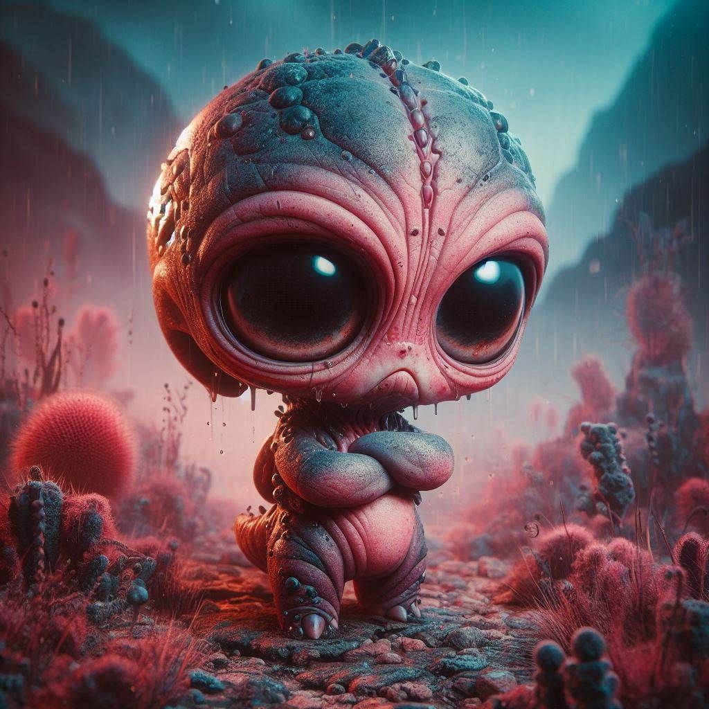 Xenomorph baby throwing a tantrum II