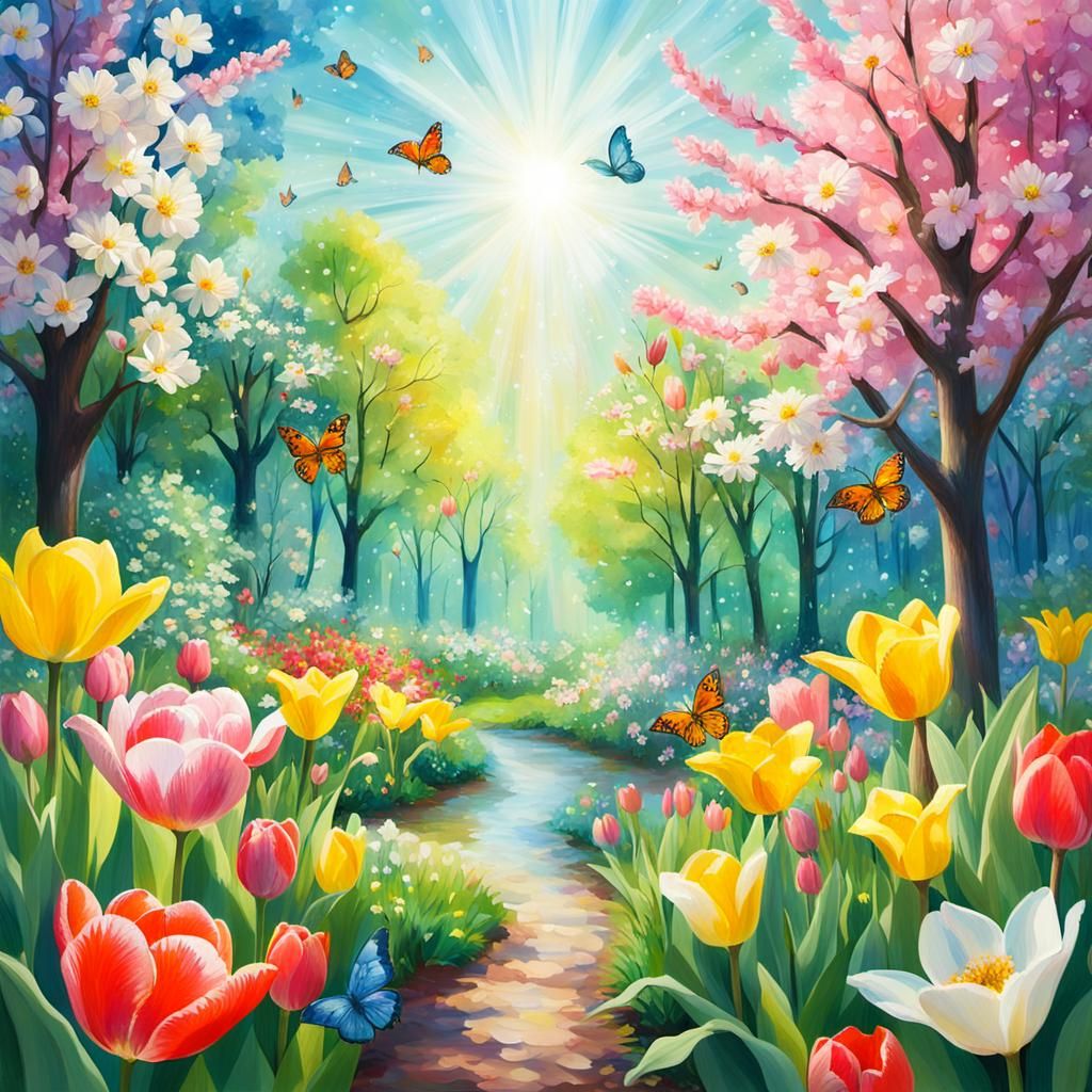 Spring Garden   by @JandL