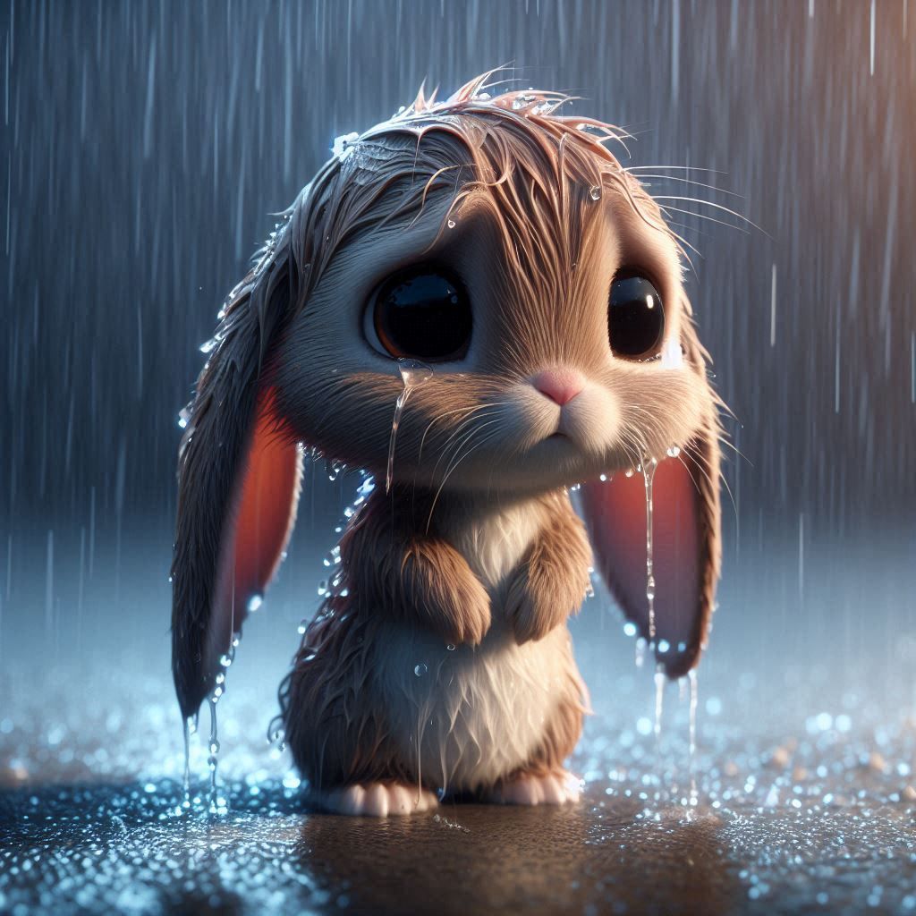 Don't cry, little buddy!