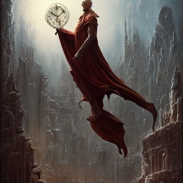 The Wizard of Time by Gerald Brom, Greg Rutkowski, Seb Mckin...