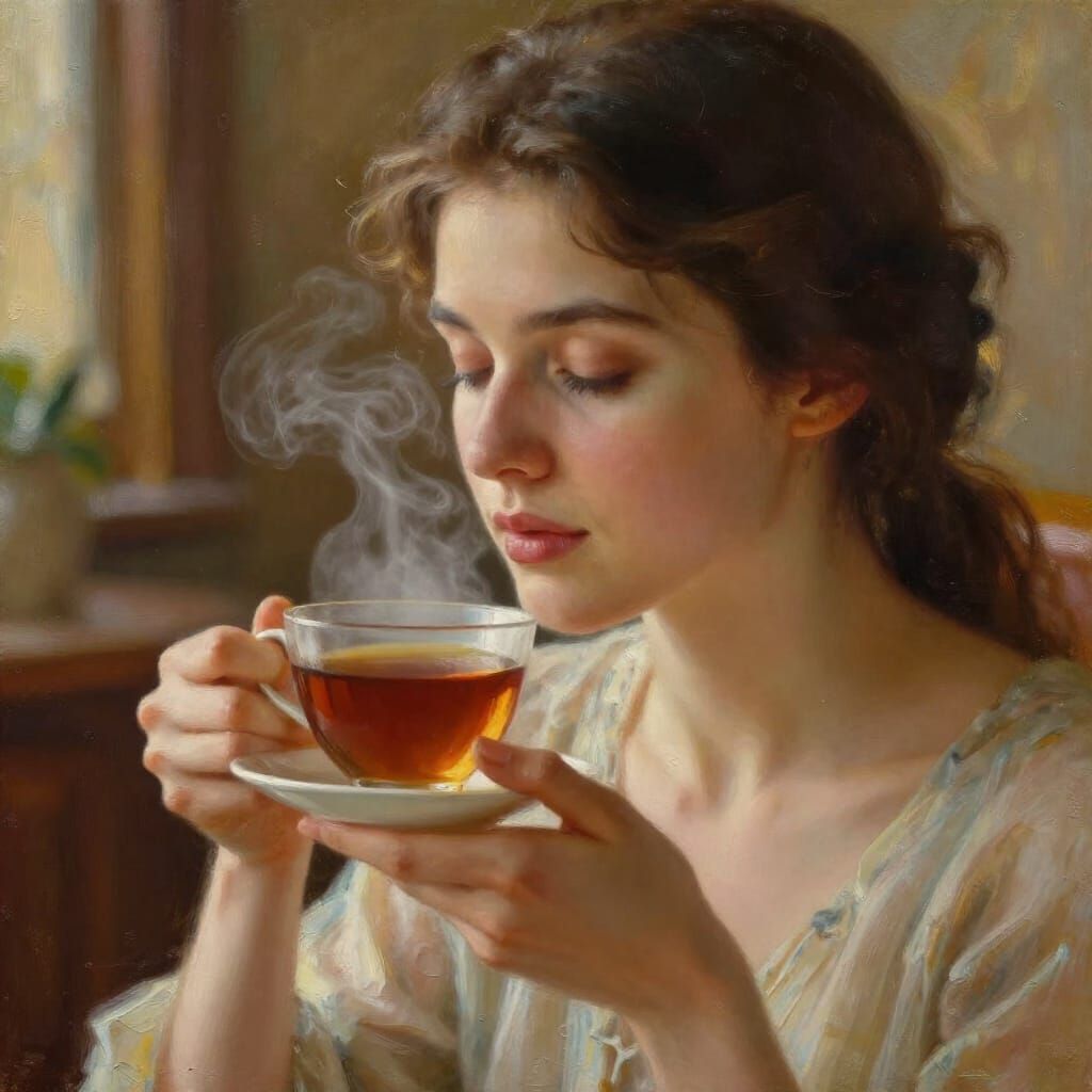 A Dreamy Darjeeling Morning Tea  by @Bobby Honey