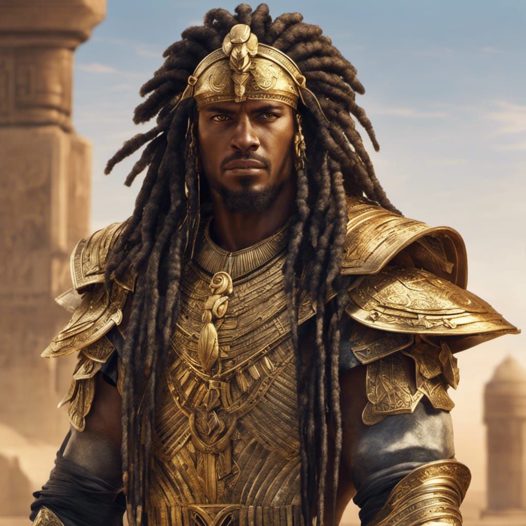 Egyptian warrior  by @AdacerCC