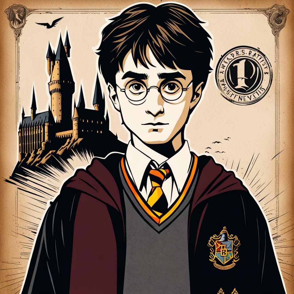 harry potter postcard - AI Generated Artwork - NightCafe Creator