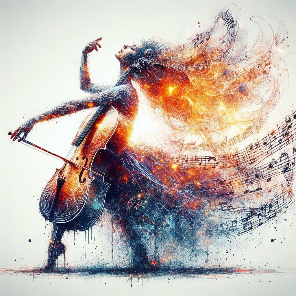 double exposure beautiful fantasy DALL-E 3 portrait landscape..