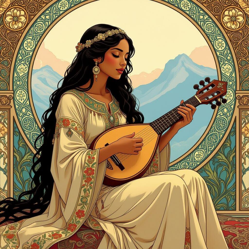 A Damsel with a Dulcimer
 
   